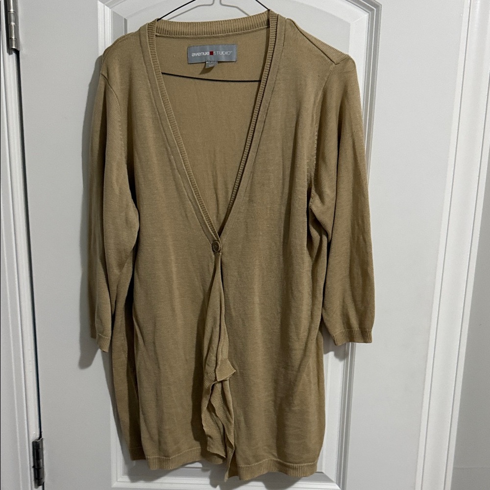 Stylish Women's Tan Cardigan